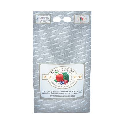 FROMM FOUR STAR CHAT TRUITE & POISSON BLANC 4.54KG