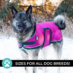 SHEDROW K9 VAIL MANTEAU FUCHSIA / PIN FUMÉ X-SMALL