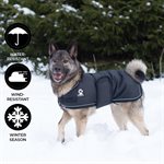 SHEDROW K9 VAIL MANTEAU NOIR MEDIUM