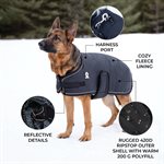 SHEDROW K9 VAIL MANTEAU NOIR 3X-LARGE