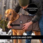 SHEDROW K9 EXPÉDITION MANTEAU PIED POULE CENDRÉ SMALL