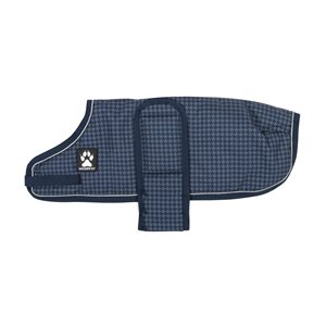 SHEDROW K9 EXPÉDITION MANTEAU PIED POULE ROBE BLEU