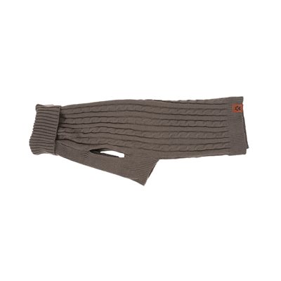 SHEDROW K9 BRENTWOOD TRICOT TORSADÉ PLUS GRIS XX-LARGE