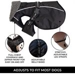 SHEDROW K9 CHINOOK MANTEAU NOIR X-LARGE