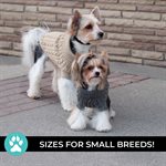 SHEDROW K9 BRENTWOOD TRICOT TORSADÉ GRIS SMALL